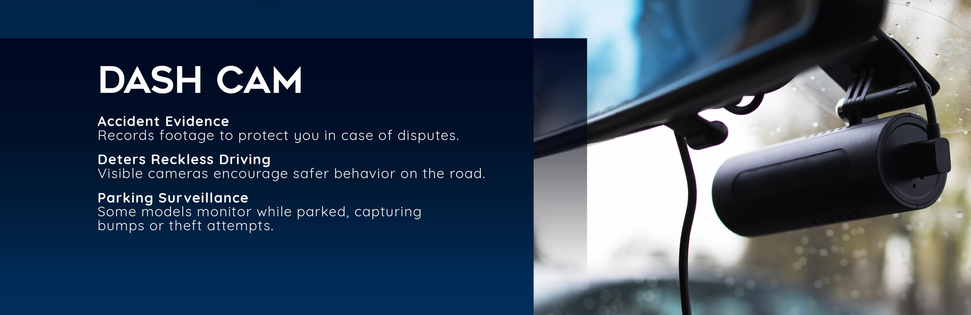 DX360 Dash Cam - Advanced accident evidence recording, reckless driving deterrent, and 24/7 parking surveillance system